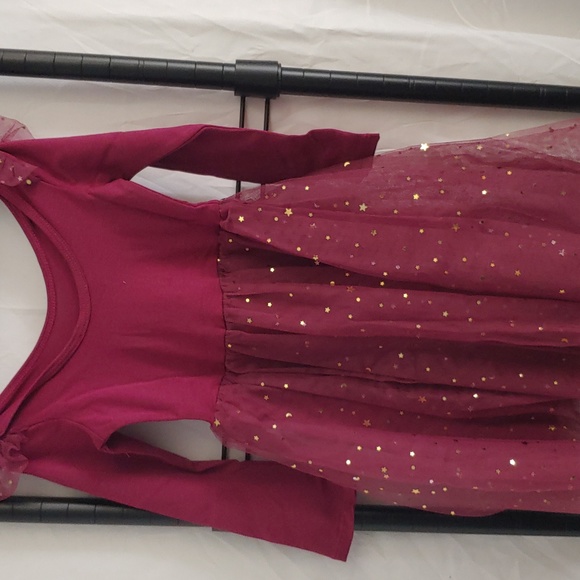Elestory Maroon dress size 4T NWT - Picture 4 of 6